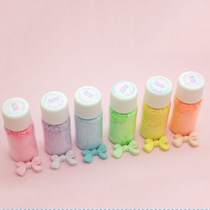 Pastel Powder Pigments, Cold Porcelain Pigments, Unicorn Pigments, Powder Pigments, Matte Colors, Pigmentadores, Colores  Porcelana Fria