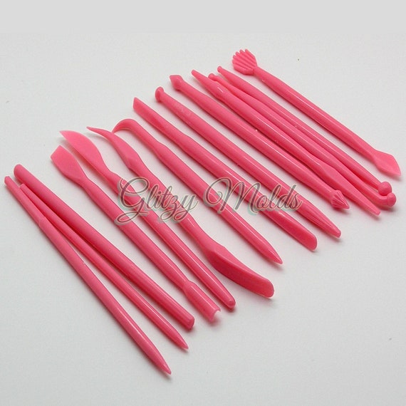 Clay Sculpting Tools, Dotting Tool Set, Set of 14 Pieces, Sculpting Tools  Set for Polymer Clay, Cold Porcelain Tools, Clay Cutting Tool 
