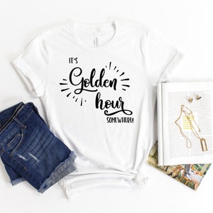 Golden Hour - Mom Shirts - Photographer Shirts - Wedding Photographer - Short-Sleeve Unisex T-Shirt