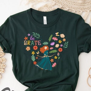 Princess Merida Brave Movie Shirt, Mickey Head Tee, WDW Magic Kingdom, Merida Shirt, Birthday Gifts, Chase the Wind and Touch the Sky