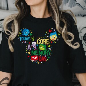 Mickey Ears Shirt, Today Is A Core Memory Day Inside Out Shirt, Inside Out Friends Tee,  Vacation Matching Tee