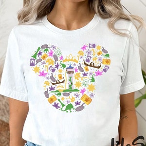 Tangled Shirts, Princess Rapunzel Tee, Rapunzel&#39;s Tower Shirt, Lost Princess Shirt, Tangled Lanterns Shirt,  Magic Kingdom Shirt