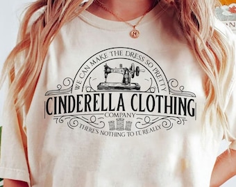 Comfort Colors® Cinderella Shirt, Cinderella Shirt, Magic Kingdom Shirt, Cinderella Clothing Company Shirt, Sewing Tee, Gift for Quilter