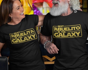 Abuelito Shirt, Abuelita Shirt, Star Wars Shirt, Gift For Grandpa, Father's Day Mother's day Gifts, Abuela Abuelo Tshirt, Shirt For Grandma.