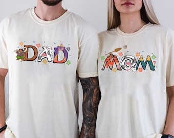 Moana Family Shirt, Moana Dad Shirt, Moana Mom Shirt, Moana Matching Maui, Father's Day Shirt, Mother Day Shirt, Gift For Dad, Gift For Mom