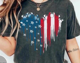 Women 4th Of July Shirt, Patriotic Jet Heart Shirt, Magical Patriotic Sweatshirt, Women's Patriotic T-Shirt, Fourth of July Shirt