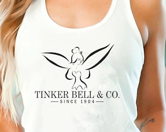 Tinkerbell Tank Top, Tinkerbell & Co Shirt, Peter Pan Shirt, Magical Vacation Tee, Neverland Tank, Women's Tank Top, Workout Racerback Tank
