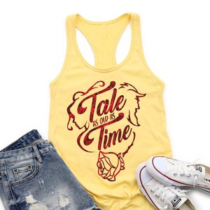 Tale as Old as Time shirt, Belle Princess Tank Top, Belle Shirt WDW Family Trip, Beauty And The Beast, Women's Tank Top, Womens Muscle Tee
