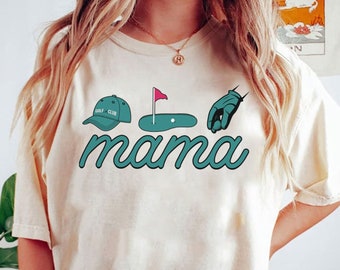 Golf Mom Shirt, Women's T-Shirt, Women's Golf Shirt, Mama Golf Shirt, Mother's Day Gift for Golf Mom Shirt, Golf Mom T-Shirt, Christmas Gift