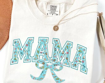 Chemise Moana Mama Coquette Bow Comfort couleurs, chemises de la famille Moana, chemise Mama Moana, cadeau fête des mères, chemise maman, cadeau pour maman