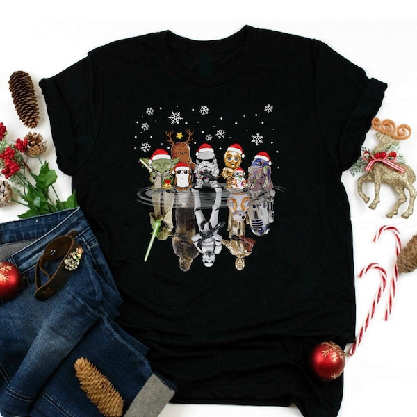Star Wars Christmas Tee Shirt, Christmas Sweatshirt Hoodie, Christmas Gifts, Storm Trooper, galaxy's edge, Xmas StarWars Family Shirts