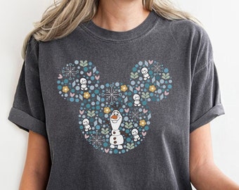 Head Mickey Olaf Shirt, Olaf Frozen Tee, Christmas Gifts, Cute Frozen T-shirt, Matching Disney Magic King Shirt, Sweatshirt, Long Sleeve