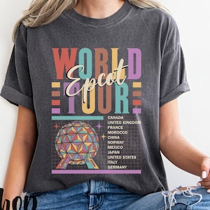 Epcot World Tour Shirt, Drink Around The World Shirt, Group Trip Shirt, Matching Family Trip Shirt, Epcot World Traveler Shirt