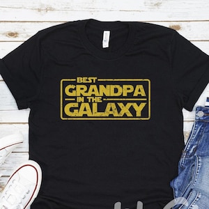The Best Grandpa In The Galaxy Shirt The Best Grandpa In The Galaxy Shirt