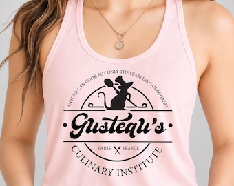 Gusteau's Ratatouille Tank Top, Remy Tank Top, Remy Ratatouille Tanks, Colorful Ratatouille Restaurant, Epcot Family Tank Top