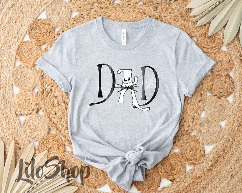 Papá Mamá La pesadilla antes de Navidad Camisa, Camisa Jack y Sally, Camiseta Jack Skellington, Camisa de viaje en pareja, Camisa de pesadilla de papá y mamá imagen 3