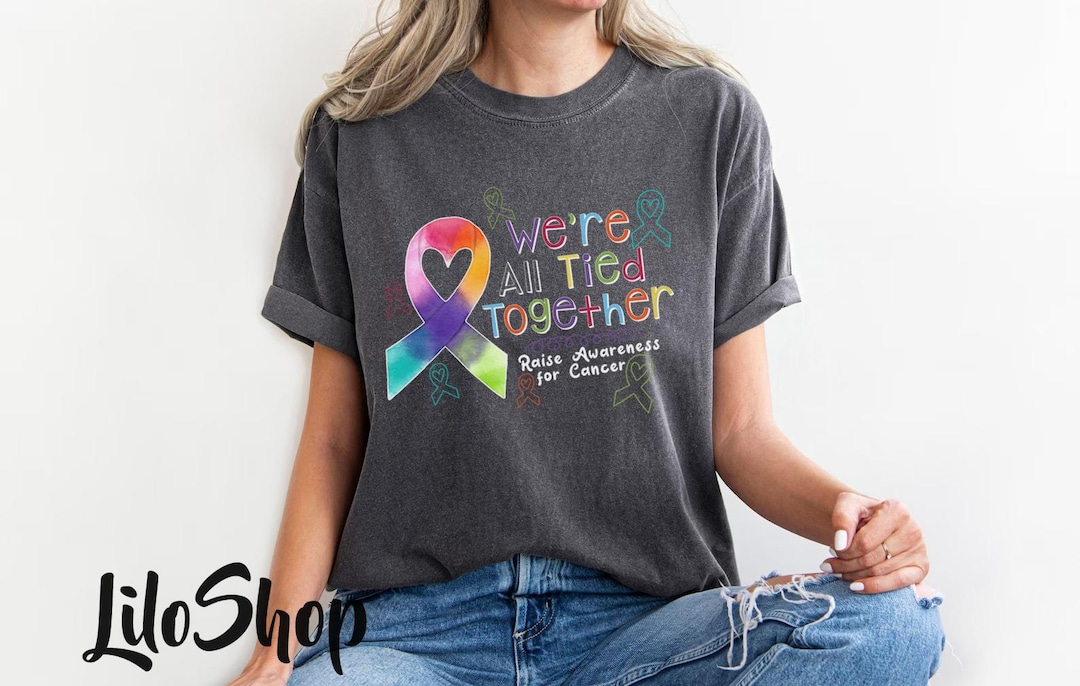 T-shirt Sensibilisation Cancer – « In Sickness And In Health » – Gildan – Taille Variable