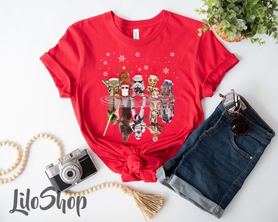 Star Wars Weihnachten T-Shirt, Disney Weihnachts Sweatshirt,  Weihnachtsgeschenke, Star Wars Shirt, Storm Trooper, Galaxie Rand, StarWars  Familie