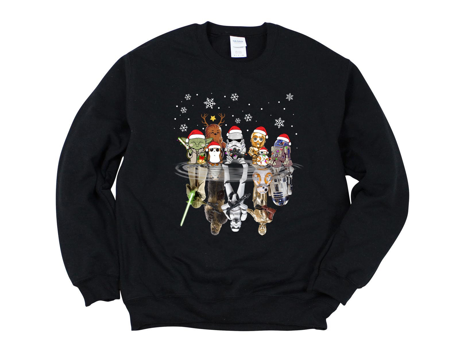 Star Wars Christmas Tee Shirt Disney Christmas Sweatshirt Etsy