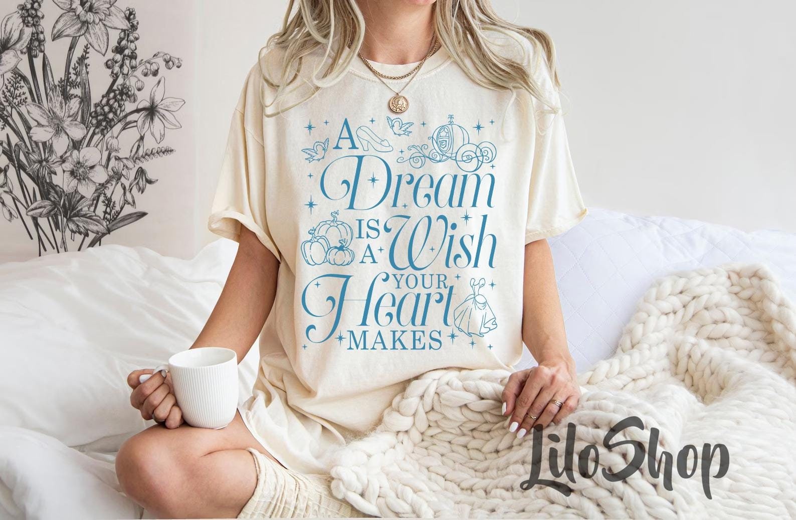A Dream Is A Wish Your Heart Makes Shirt, Cinderella Shirt, Cinderella Princess Shirt, Magical Kingdom Shirt, Princess Gift Shirt