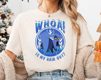 Camiseta de Hades, Camisetas de "Sin pelo, no me importa", Camisetas de villanos en Hércules, Camiseta divertida de Halloween, Camiseta divertida de Hades, Camiseta de villanos en Hércules