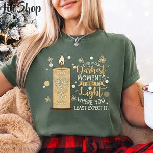 Mirabel Madrigal Shirt, Encanto Quote Shirt, Abuela&#39;s Candle Co. T-shirt, Encanto Gifts, Even In Our Darkest Moments Shirt