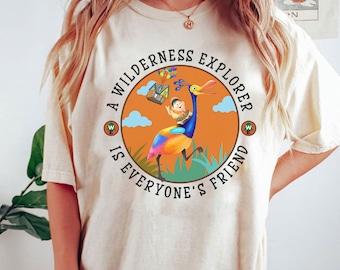 Magic Kingdom WDW Trip Unisex T-shirt Family Birthday Gift, Wilderness Explorers Shirt, Up Shirt, Up Dug & Russell Wilderness Explorer Shirt