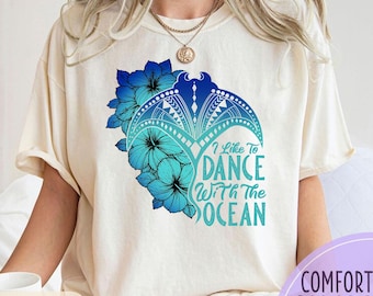Oma Tala Shirt, Moana Oma Shirt, ich tanze gerne mit dem Meer, Moana Stingray Shirt, Muttertagsgeschenke, Mama Geschenkideen