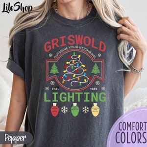 Griswold Lighting Shirt, Griswold Christmas, Christmas Vacation, Christmas Pajamas Shirt For Family, Christmas Party Tee, Clark Griswold