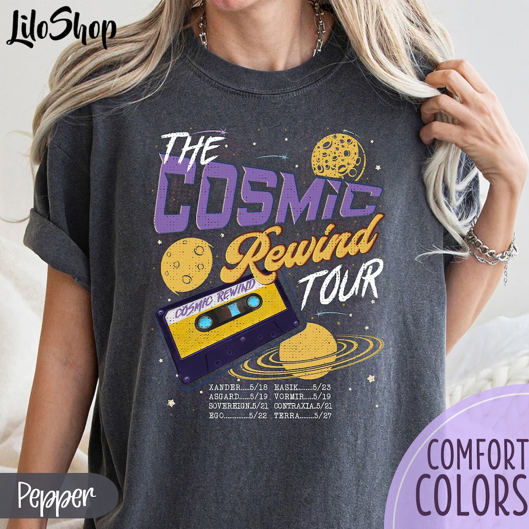 The Cosmic Rewind Tour Cassette Shirt, Guardians of the Galaxy
