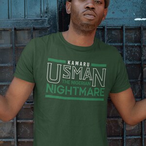 Kamaru Usman The Nigerian Nightmare Graphic Unisex T-Shirt image 1