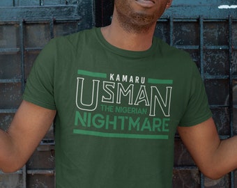 Kamaru Usman The Nigerian Nightmare Graphic Unisex T-Shirt