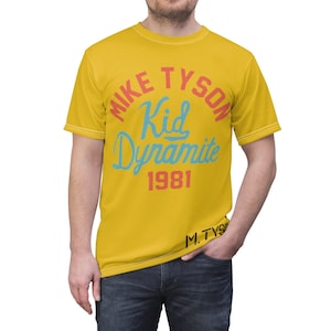 Classic Kid Dynamite Iron Mike Tyson Boxing Legend Men's T-Shirt image 1