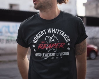 Robert The Reaper Whittaker Graphic Fighter Indossa T-Shirt Unisex