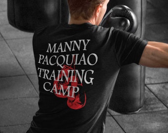 Manny Pacquiao Training Camp Boxing Legend Graphic Unisex T-Shirt