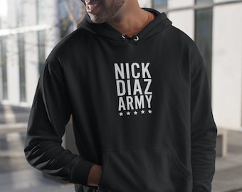 Nick Diaz Army Graphic Unisex Hoodie - Diaz Brothers Stockton