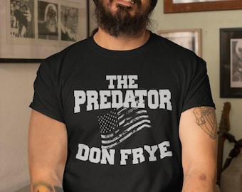 T-shirt unisex con grafica MMA di Don Frye The Predator