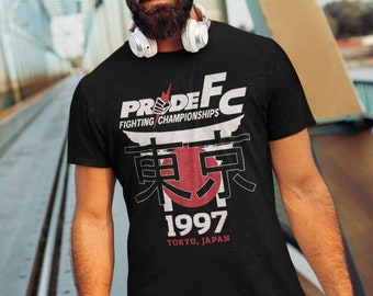 Pride FC Tokyo Japan Classic Graphic MMA Unisex T-Shirt