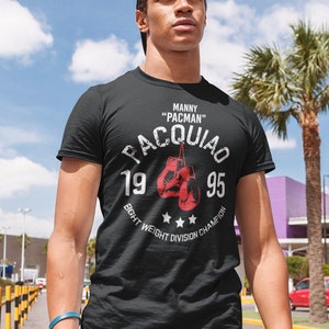 Camiseta unisex Manny Pacquiao Pacman Boxeo Icono Gráfico