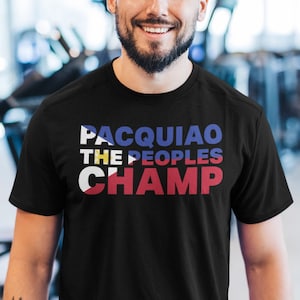 Pacquiao The Peoples Champ Graphic Unisex T-Shirt image 1