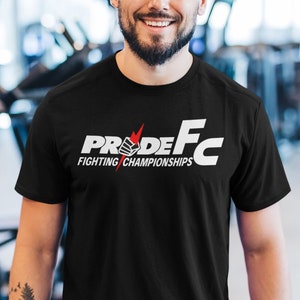 Pride Fighting Championship Classic Graphic MMA Fans Unisex Black