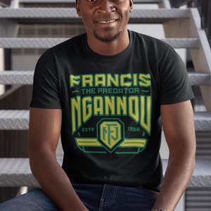 Francis The Predator Ngannou MMA Fighter Wear Unisex T-Shirt Black