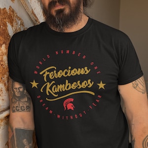 George Kambosos Jr Team Ferocious Graphic Front & Back Unisex T-Shirt image 1
