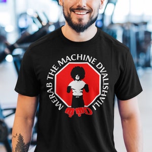Merab The Machine Dvalishvili Graphic Fighter Wear Unisex T-Shirt Black