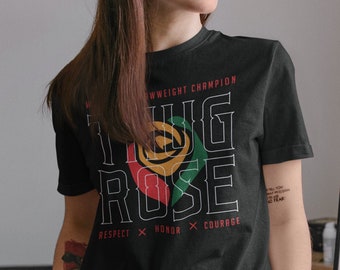 Thug Rose Namajunas WMMA Graphic Fighter Wear Unisex T-Shirt