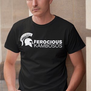 Ferocious Kambosos Fighter Wear George Kambosos Jr Unisex T-shirt Black