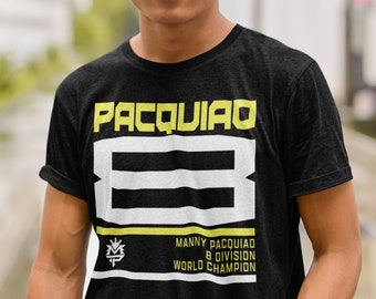 Eight Division World Champion Manny Pacquiao Graphic Unisex T-Shirt