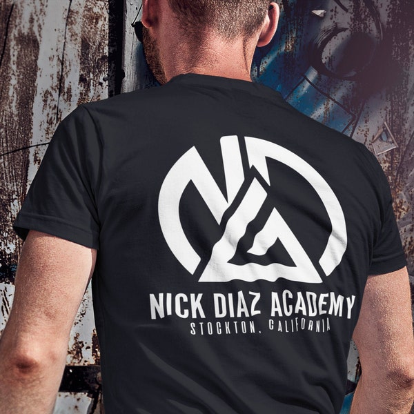 Nick Diaz Jiu Jitsu Front & Back Graphic Logo Unisex T-Shirt