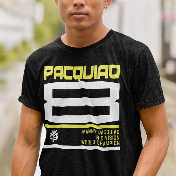 Eight Division World Champion Manny Pacquiao Graphic Unisex T-Shirt