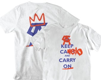 Keep Canelo and Carry On Grafik Front & Rückseite Unisex T-Shirt